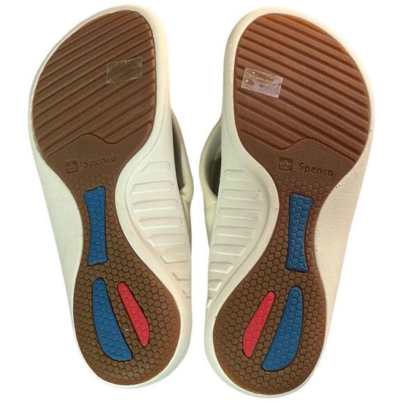 SPENCO Victoria Sandal, Sand Shell Color, Comfy Memory Foam Sole, Size 8, NWOB - Picture 9 of 9